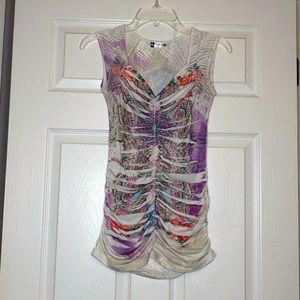 💕 Floral/Paisley Body Central Blouse 💕